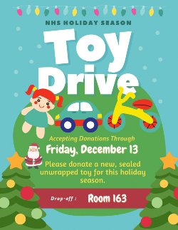 NHS Holiday Season Toy Drive