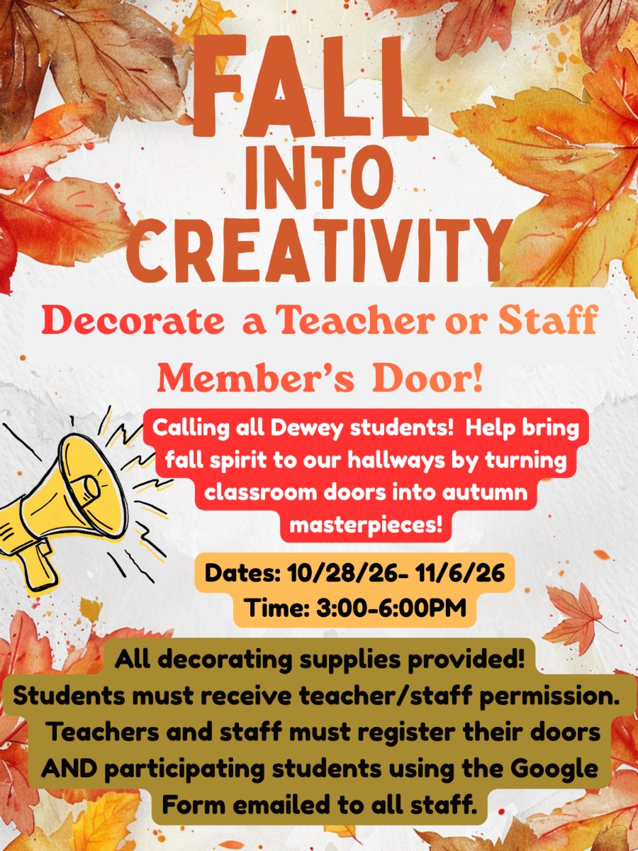 Fall into creativity flyer